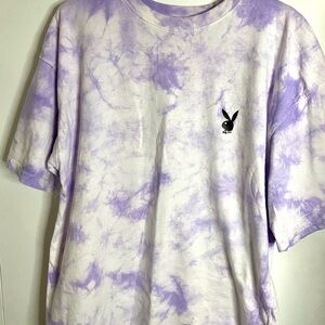 Playboy X Missguided Tie Dye T-Shirt Size Medium